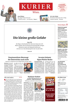 Cover of Kurier (Samstag)