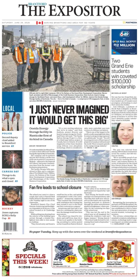 Cover of The Expositor (Brantford)