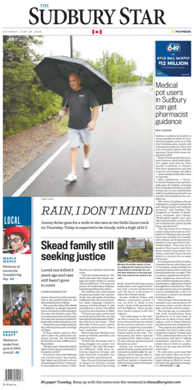 Cover of The Sudbury Star