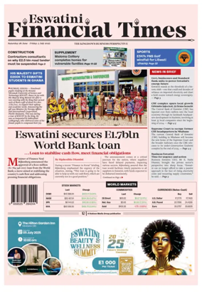 Cover of Eswatini Financial Times