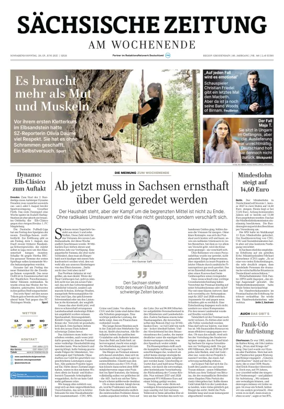 Cover of Sächsische Zeitung  (Großenhain)