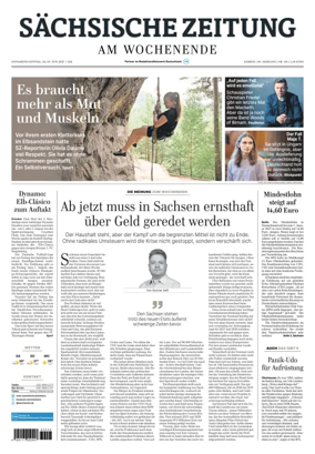 Cover of Sächsische Zeitung  (Kamenz)