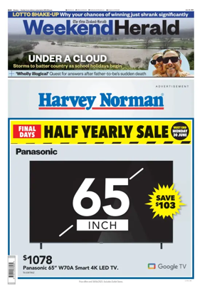 Cover of Weekend Herald