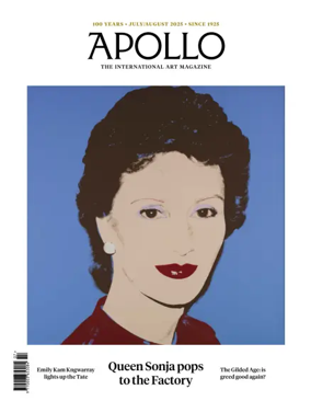 Cover of Apollo Magazine (UK)