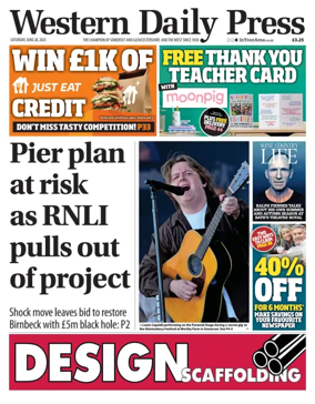 Cover of Western Daily Press (Saturday)