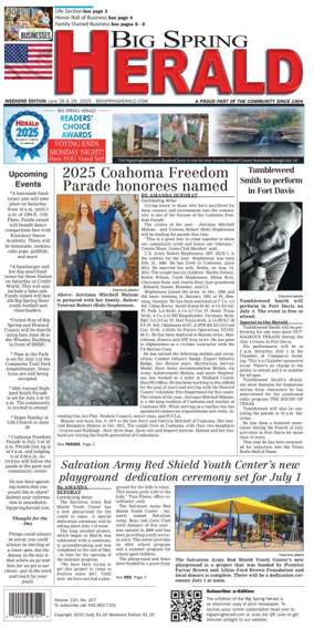 Cover of Big Spring Herald Weekend