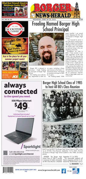 Cover of Borger News-Herald