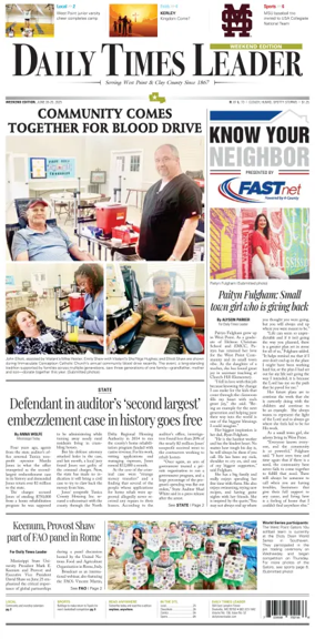 Cover of Daily Times Leader