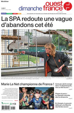 Cover of Dimanche Ouest France (Morbihan)