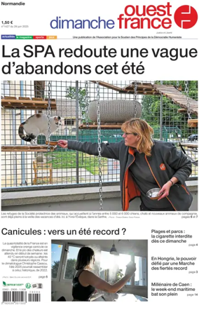 Cover of Dimanche Ouest France (Normandie)
