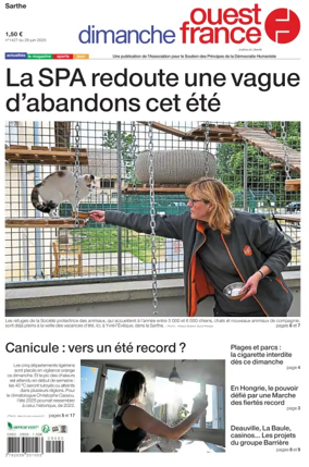 Cover of Dimanche Ouest France (Sarthe)