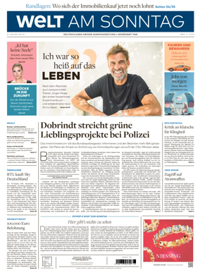 Cover of Welt am Sonntag
