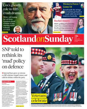 Cover of Scotland on Sunday