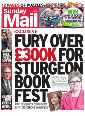 Cover of Sunday Mail (UK)