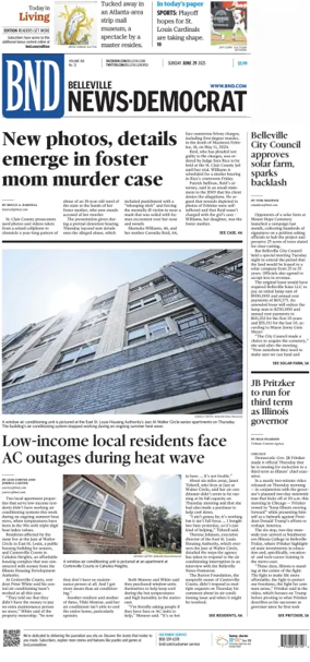 Cover of Belleville News-Democrat (Sunday)