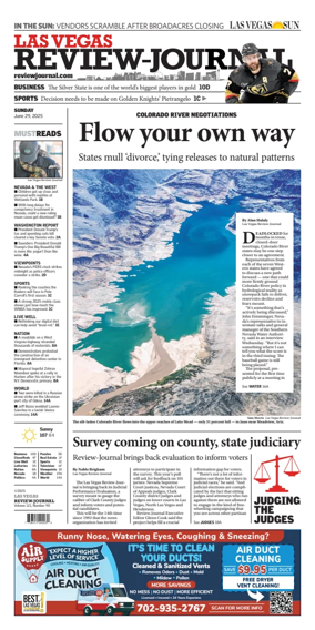 Cover of Las Vegas Review-Journal (Sunday)
