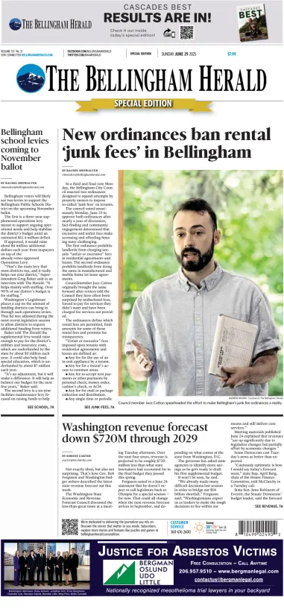 Cover of The Bellingham Herald (Sunday)