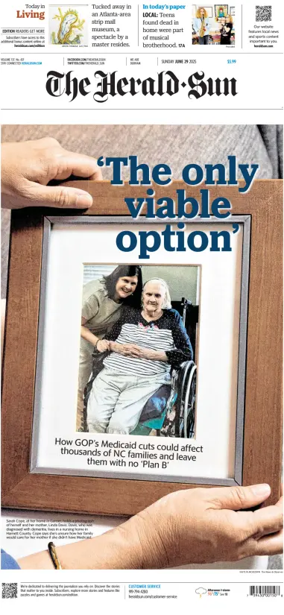 Cover of The Herald-Sun (Sunday)