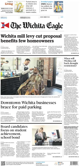 Cover of The Wichita Eagle (Sunday)