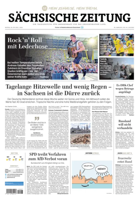 Cover of Sächsische Zeitung  (Großenhain)