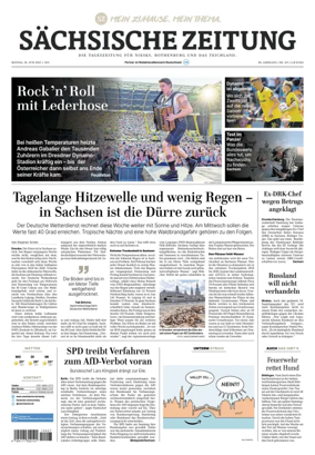 Cover of Sächsische Zeitung  (Niesky)