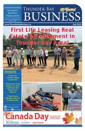 Cover of Thunder Bay Business