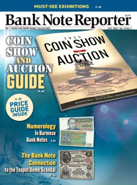 Cover of Bank Note Reporter