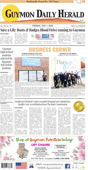 Cover of Guymon Daily Herald