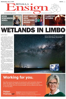 Cover of Benalla Ensign