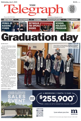 Cover of Seymour Telegraph