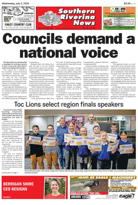 Cover of Southern Riverina news