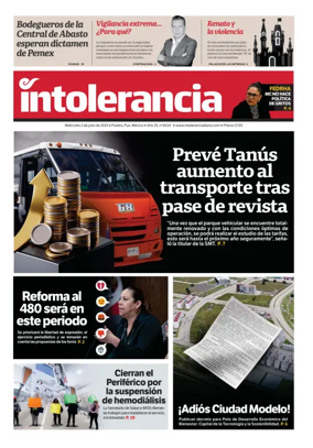 Cover of Intolerancia Diario