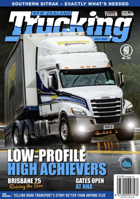 Cover of NZ Trucking Magazine