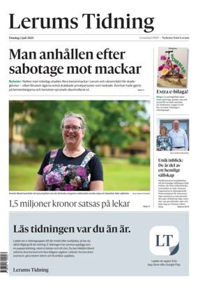 Cover of Lerums Tidning