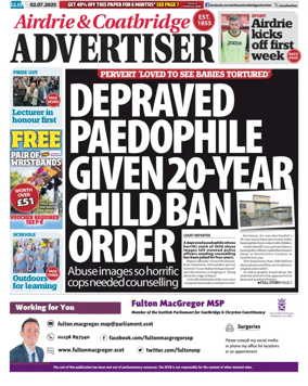 Cover of Airdrie & Coatbridge Advertiser