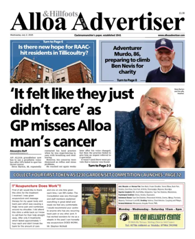 Cover of Alloa Advertiser