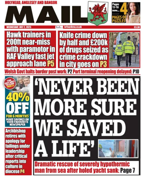 Cover of Bangor Mail