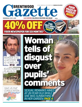 Cover of Brentwood Gazette