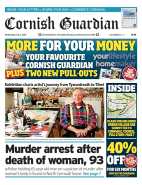 Cover of Cornish Guardian (St. Austell & Fowey)