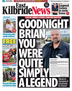 Cover of East Kilbride News