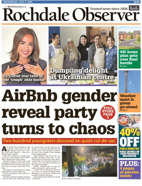 Cover of Rochdale Observer