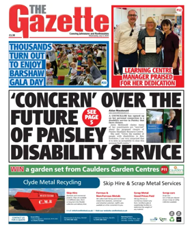 Cover of The Gazette (Scotland)