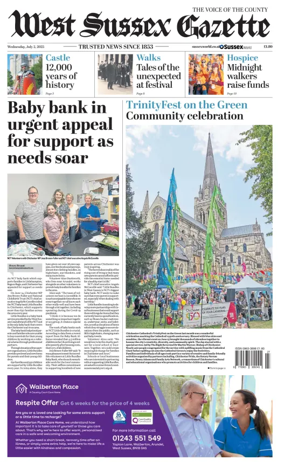 Cover of West Sussex Gazette