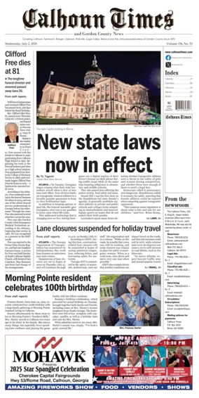 Cover of Calhoun Times