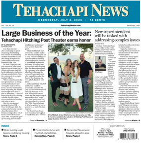 Cover of Tehachapi News