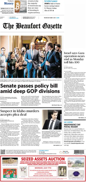 Cover of The Beaufort Gazette