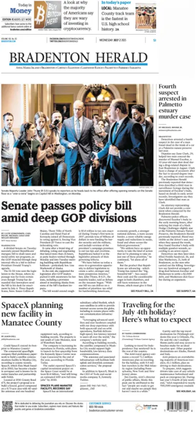 Cover of The Bradenton Herald