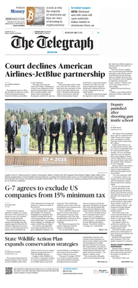 Cover of The Telegraph (Macon)