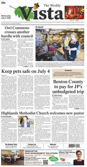 Cover of The Weekly Vista