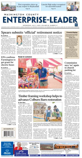 Cover of Washington County Enterprise-Leader